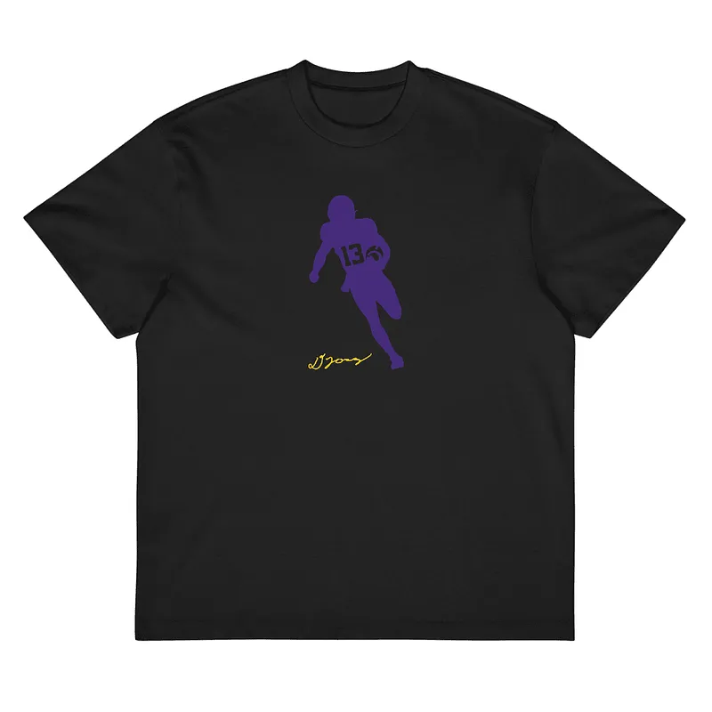 Dilin Jones Silhouette Boxy T-shirt Black — Black