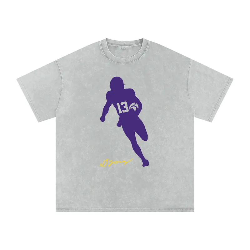 Dilin Jones Silhouette Boxy Washed T-shirt