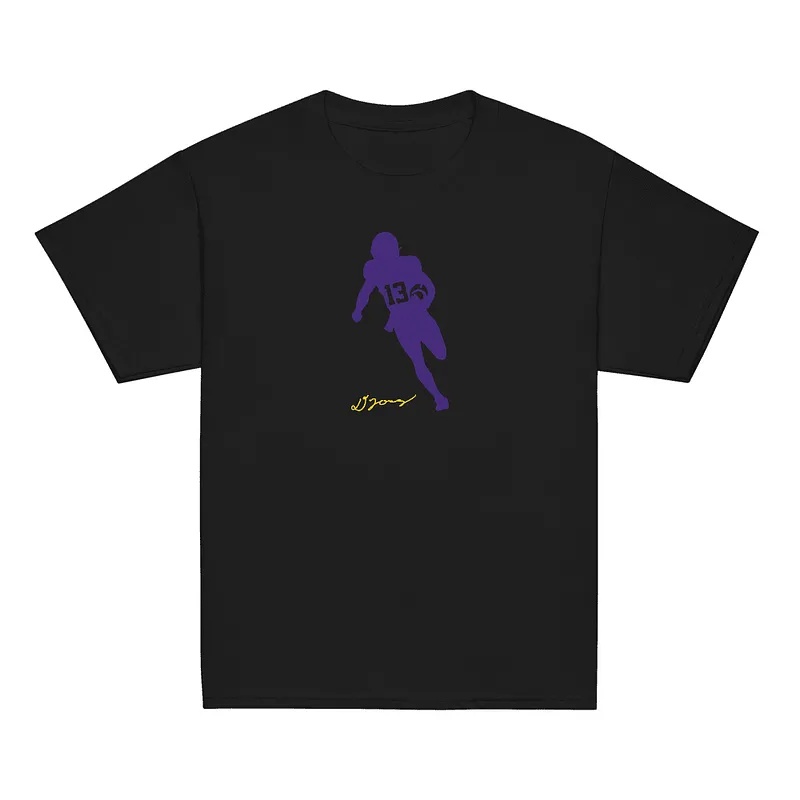 Dilin Jones Silhouette Youth T-shirt Black — Black