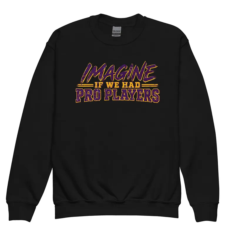 Dilin Jones Pro Players Youth Sweatshirt — Black